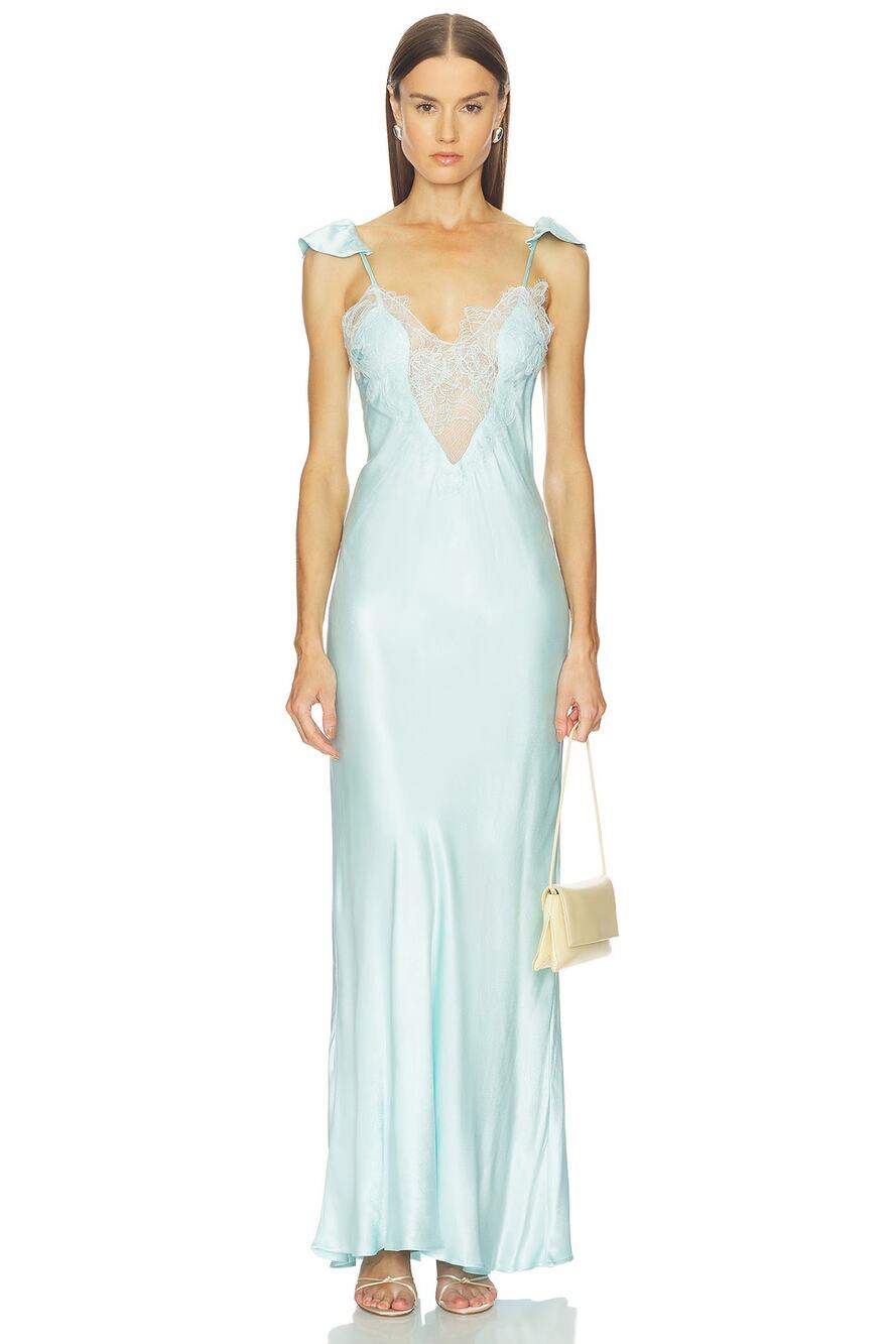 NWOT Bardot Ivy Lace Detail Maxi Dress